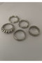 Heliophilia Silver Anillo de Latón Plateado